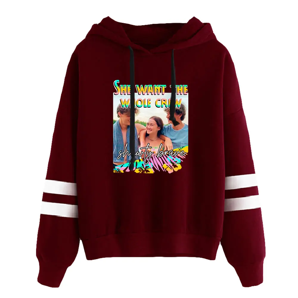 Im Sommer drehte ich ziemlich Drama Unisex Taschen lose Barren Ärmel Sweatshirt Männer Frauen Hoodie Mode Kleidung