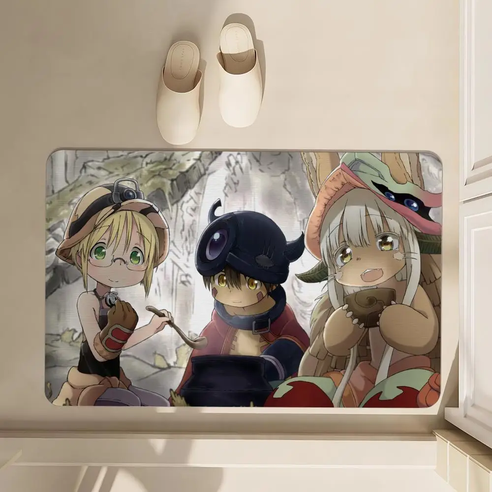 

Cute Riko Made In Abyss Floor Mat Soft Diatom Bathroom Absorbent Floor Mat, Toilet Of The Bathroom, Household Floor Mat, Door Ma