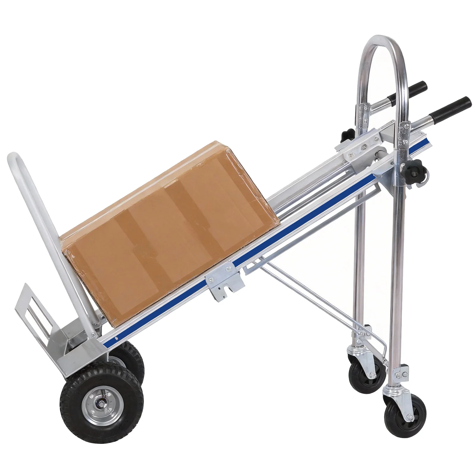 

2 in 1 Industrial Convertible Industrial Platform Cart 1000 LBS Capacity Heavy Duty with Wheels for Moving Transport