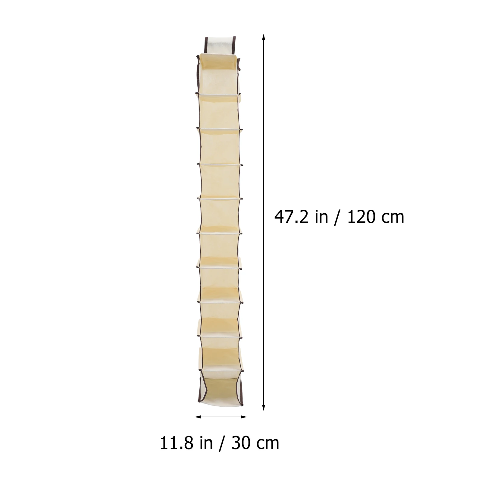 

10 Grids Storage Bag Bags for Clothes Non-woven Fabric Holder Hanging Container Water Proof