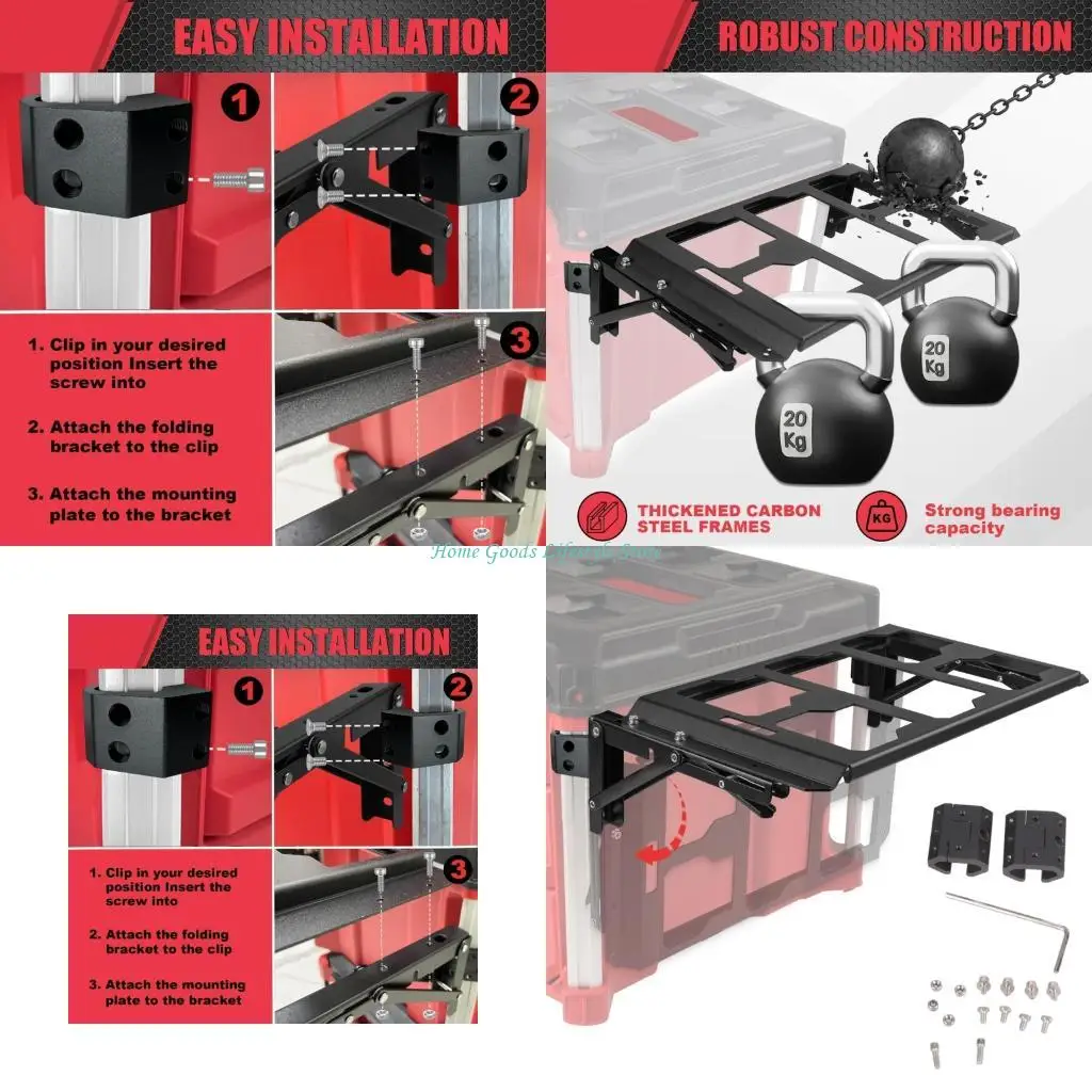 E74E Multi Functional Workstation For Compatible Equipment Storage Including Foldable Design