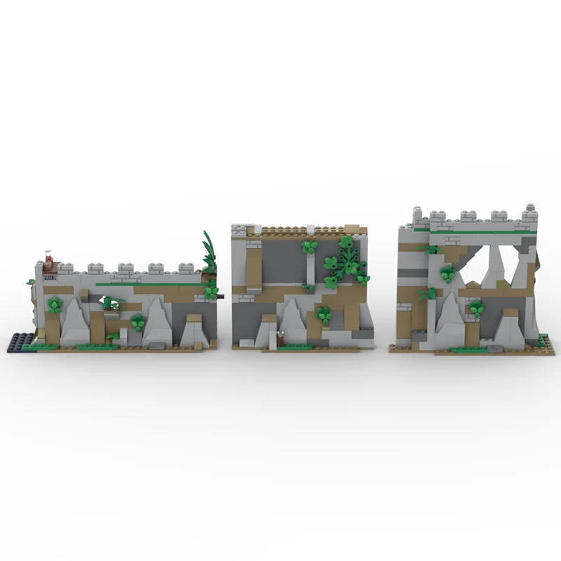 320pcs MOC D&D Castle Enclosure - Model Building Blocks Christmas Gift Construction Toys Craft Brick Idea Assemble Creative