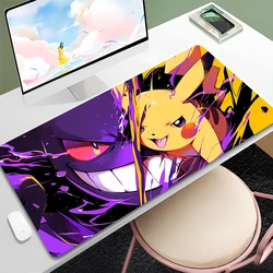 P-Pikachues Anime Mouse Pad Cool Game Playmat Laptop PC Office Soft Table Mat Cute Mousepad Kawaii Keyboard Carpet for Girl Gift