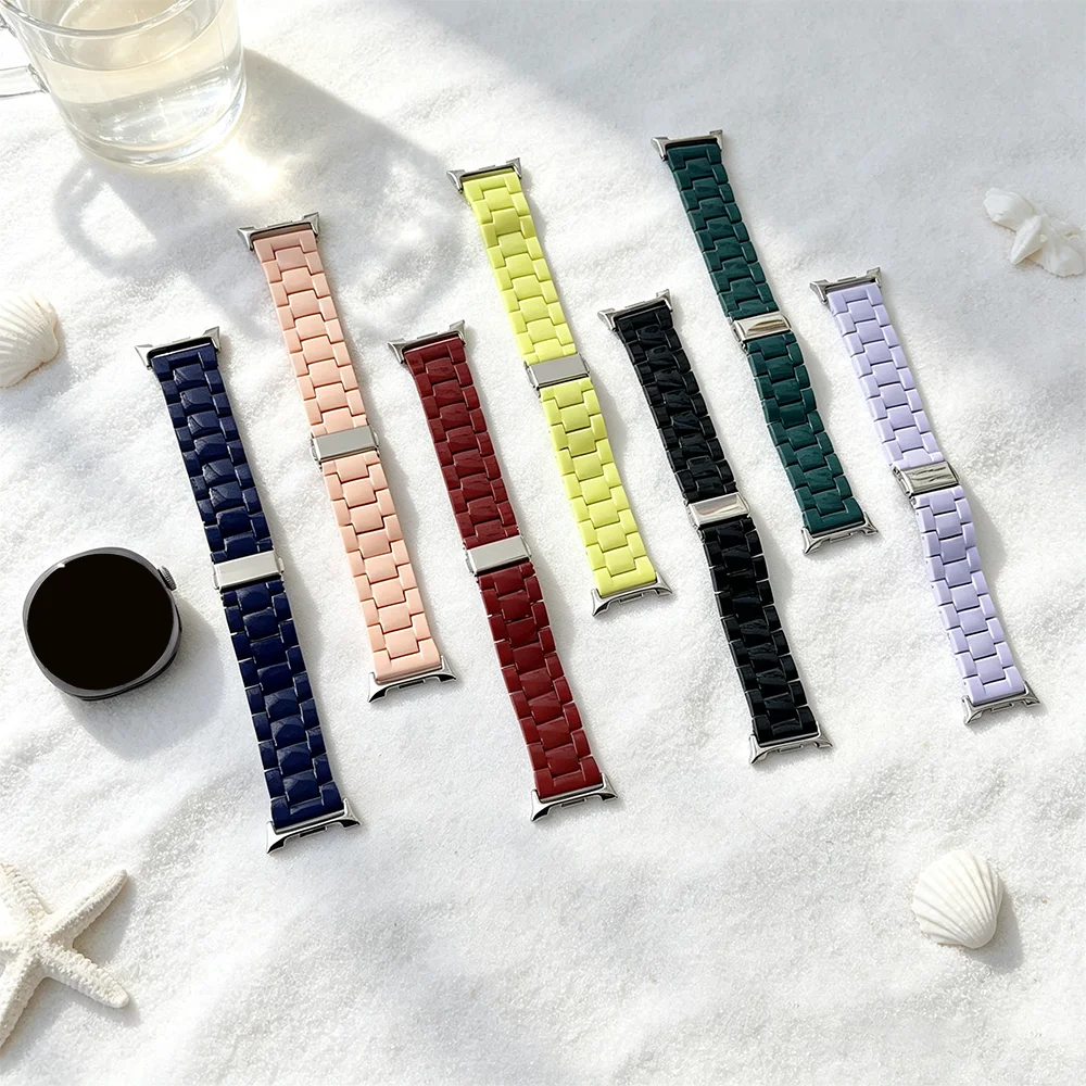 NEU Candy Resin Armband für Samsung Galaxy Watch 9 8 40mm 44mm Handgelenksband für Samsung Galaxy Watch Classic 8 46mm Correa Armband