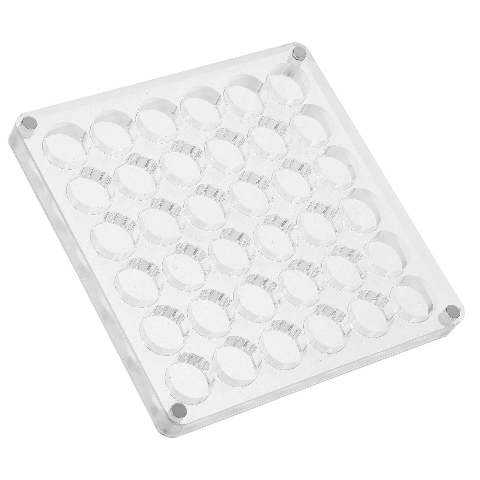 Stone Storage Box Lead Display Case The Medal Organizer Acrylic Mineral Suitcase Seaside Specimen Rock