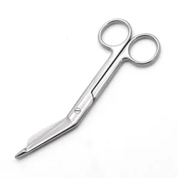 11CM Stainless Steel Gauze Bandage Scissors Dressing Surgical Scissors Household Plaster Scissors Nurse Scissors