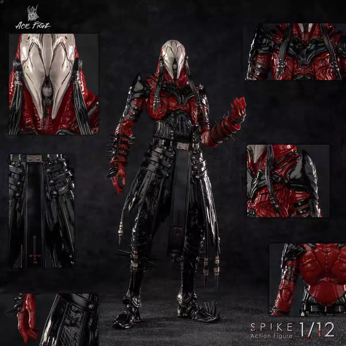 【MT】ACEFIGZ AF001/2 Monster Research Club Gothic Spike Preacher Standard Edition/Deluxe Edition 1/12 Action Figure