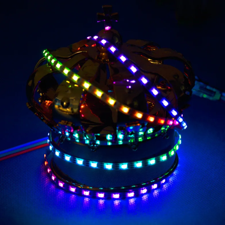 100PCS 2020 Dream Color WS2812C LED Bead with Built-in IC, Controllable; 0807 RGB Dream Color, 5mA Low Current, Programmable