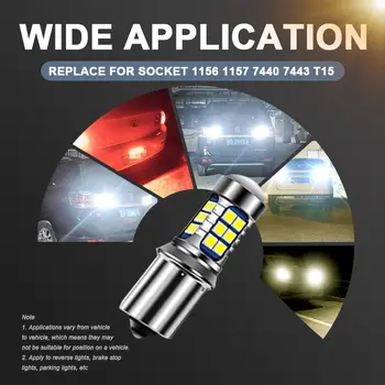 適用於VolkswagenPolo 6N 6R 6C 9N(1995-2017)的2個LED倒車燈泡配件 8 最佳銷售 2014年馬球賽 - №3