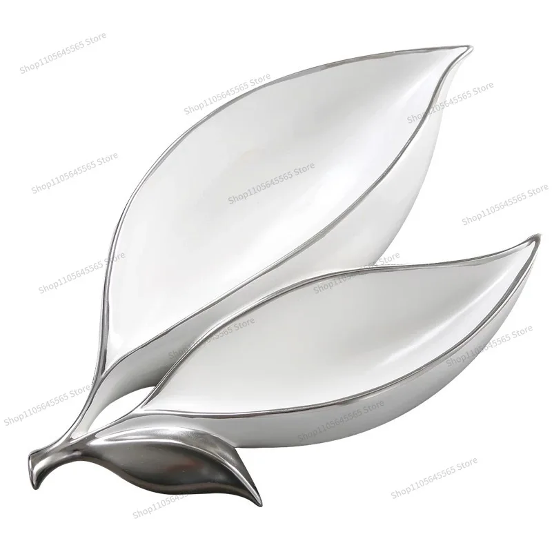 For Creative Fruit Tray, Tea Table, Living Room Ceramic Decoration, Desktop Storage, Decorative Fruit Tray