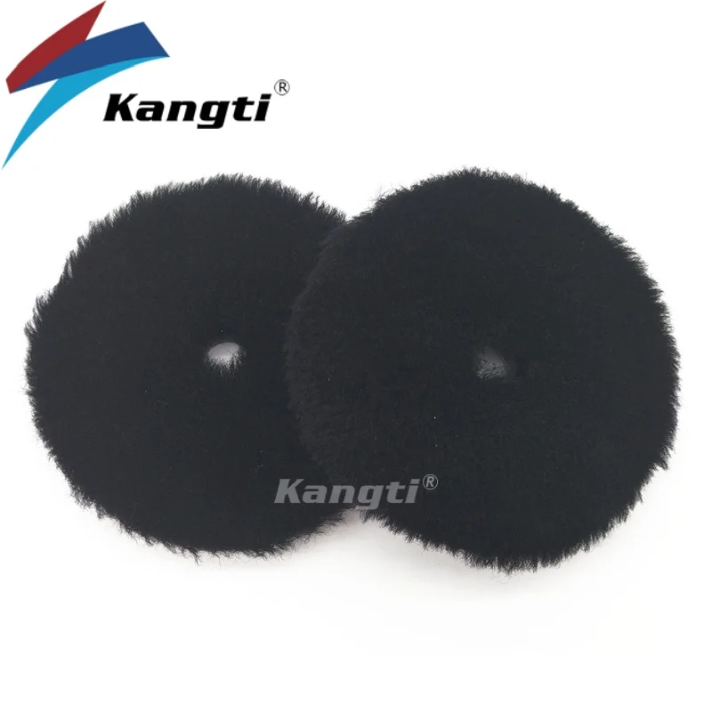 

Kangti 3"/5"/6" Wool Polishing Pad High Density Lambs Woollen Polish Buffing Pad for Car Polisher