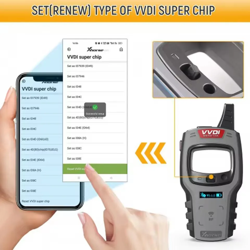 Xhorse VVDI Super Chip XT27A01 XT27A66 Transponder 8A Super Chip For ID46/40/43/4D/8C/8A/T3/47 for VVDI2 Key TooL/Mini Key Tool - view 5