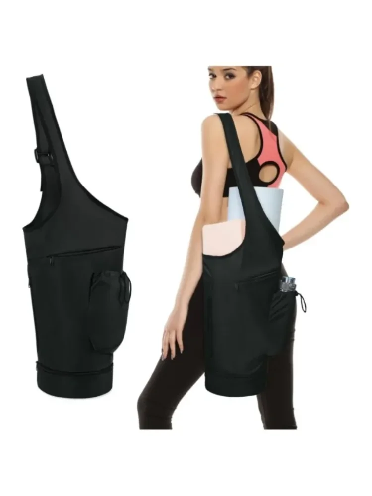 New Large Capacity Yoga Mat Holder Bag Waterproof Fitness Sports Mat Bag Women with Water Bottle Bag Gym Bag