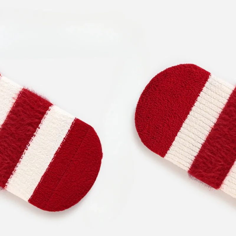 Calzini per bambini Autunno Inverno Addensati Caldi per bambini Calzini rossi per Capodanno Luna piena Anno Ragazzo Ragazza Calzini a tubo centrale disossati per bambini