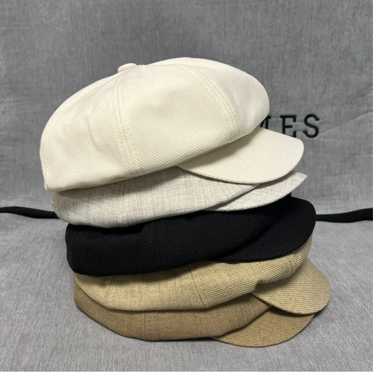 Newsboy Caps Women Octagonal Hat British Autumn Winter Beret Painter Cap Vintage Newsboy Cap Casual Ladies Bonnet Elegant Korean