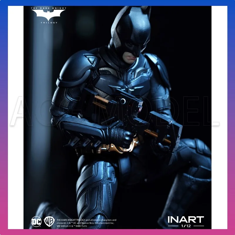 

INART 1/12 Men Soldier Batman Christian Bale The Dark Knight Rises Eternal Fight Hero 6Inch Action Figure Model Best Collection