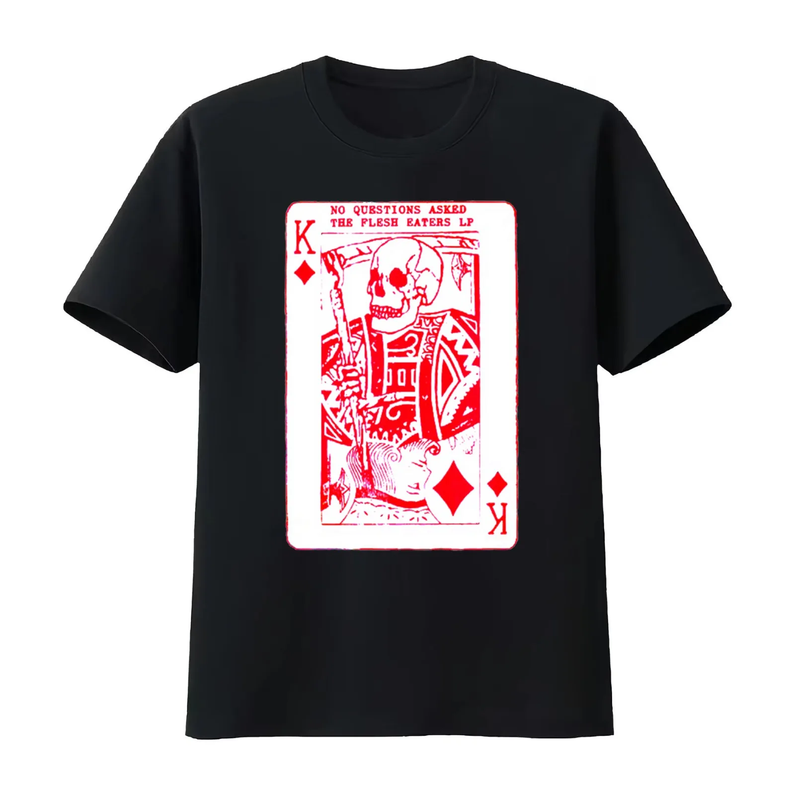 No Question Asked T-Shirt Summer Casual Cotton Tee Oversized Streetwear Tops Vintage Graphic Print Loose Fit Short Sleeve