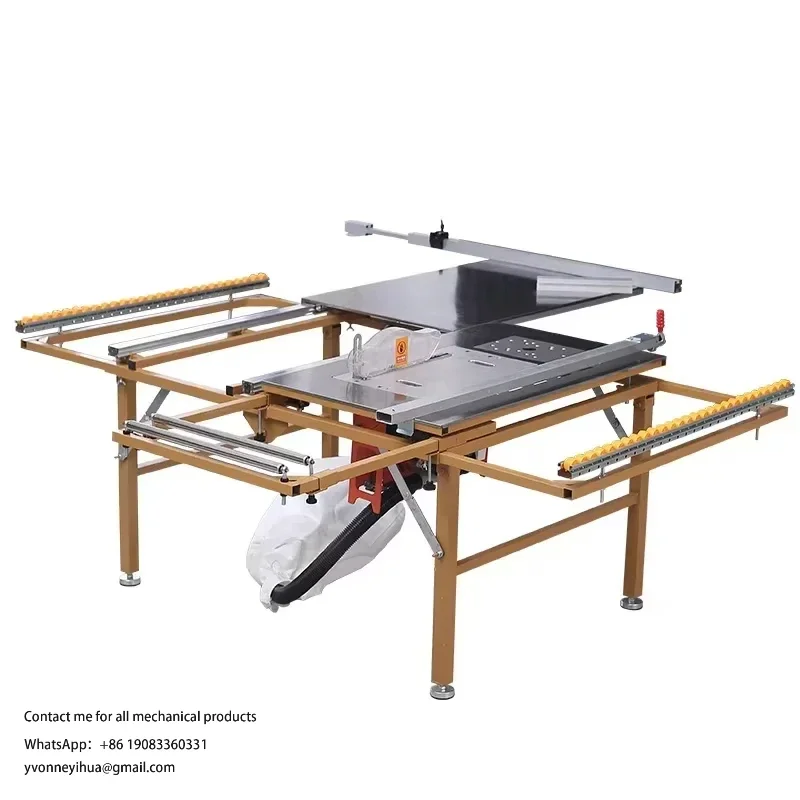 China Factory Mdf Wood Cutting Machine Woodworking Circular Panel Saw Sn Tools Double Blade High Precision Sliding Table Saw