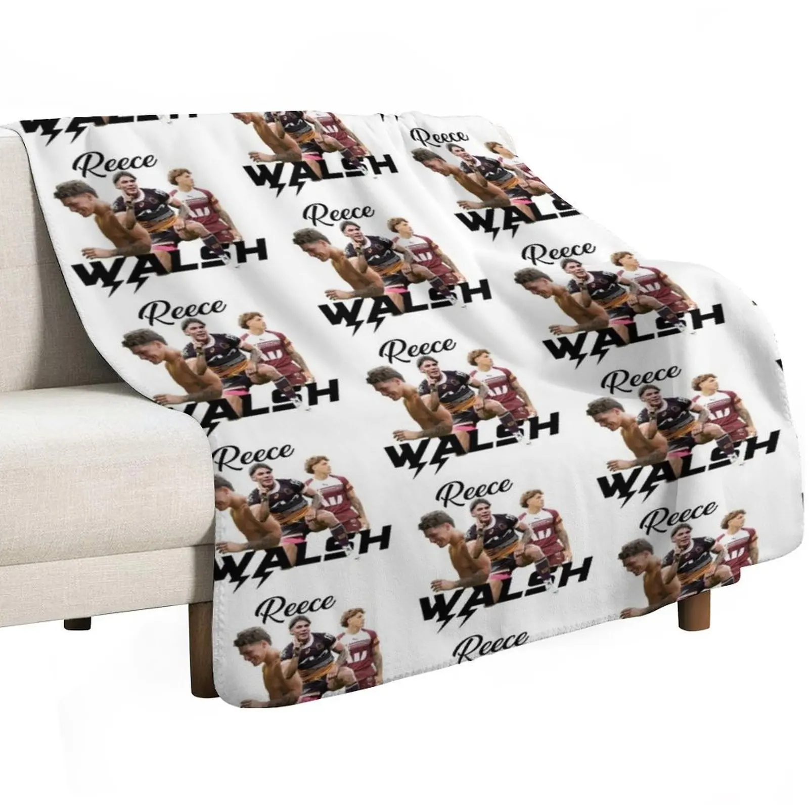 Reece Walsh Throw Blanket Blankets For Baby Multi-Purpose For Decorative Sofa Single sofa bed Sofa Throw Blankets