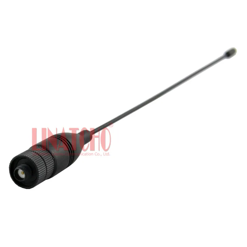 NA666 UHF/VHF Dual-band HAM Amateur Slim Flexible Walkie Talkie Antenna SMA Female Connector