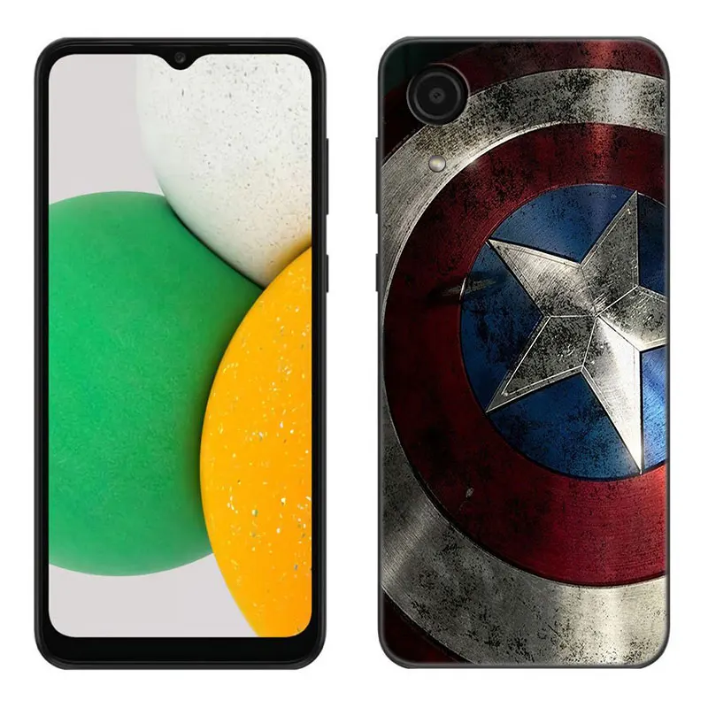 Steve Captain America Shield Phone Case For Samsung Galaxy A01 A03 Core A04 E A02 A05 A10 A20 A21 A30 A50 S A6 A8 Plus A7 2018