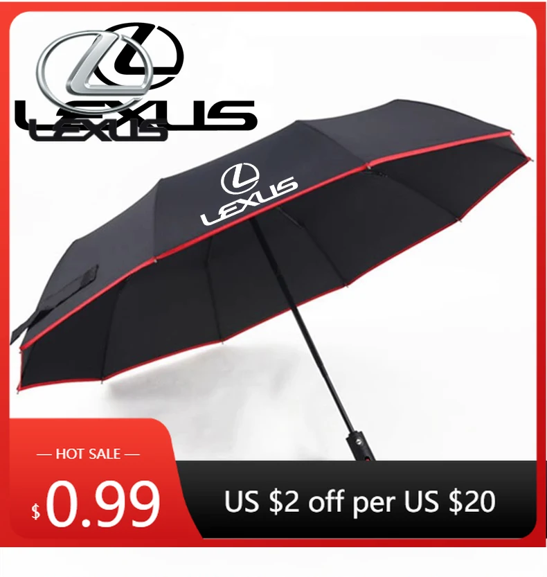 

Interior Stickers Car Automatic Folding Windproof Sunshade Umbrella Lexus F Sport ES200 ES300 RX300 GS250 GS300 IS300 CT200h LX5