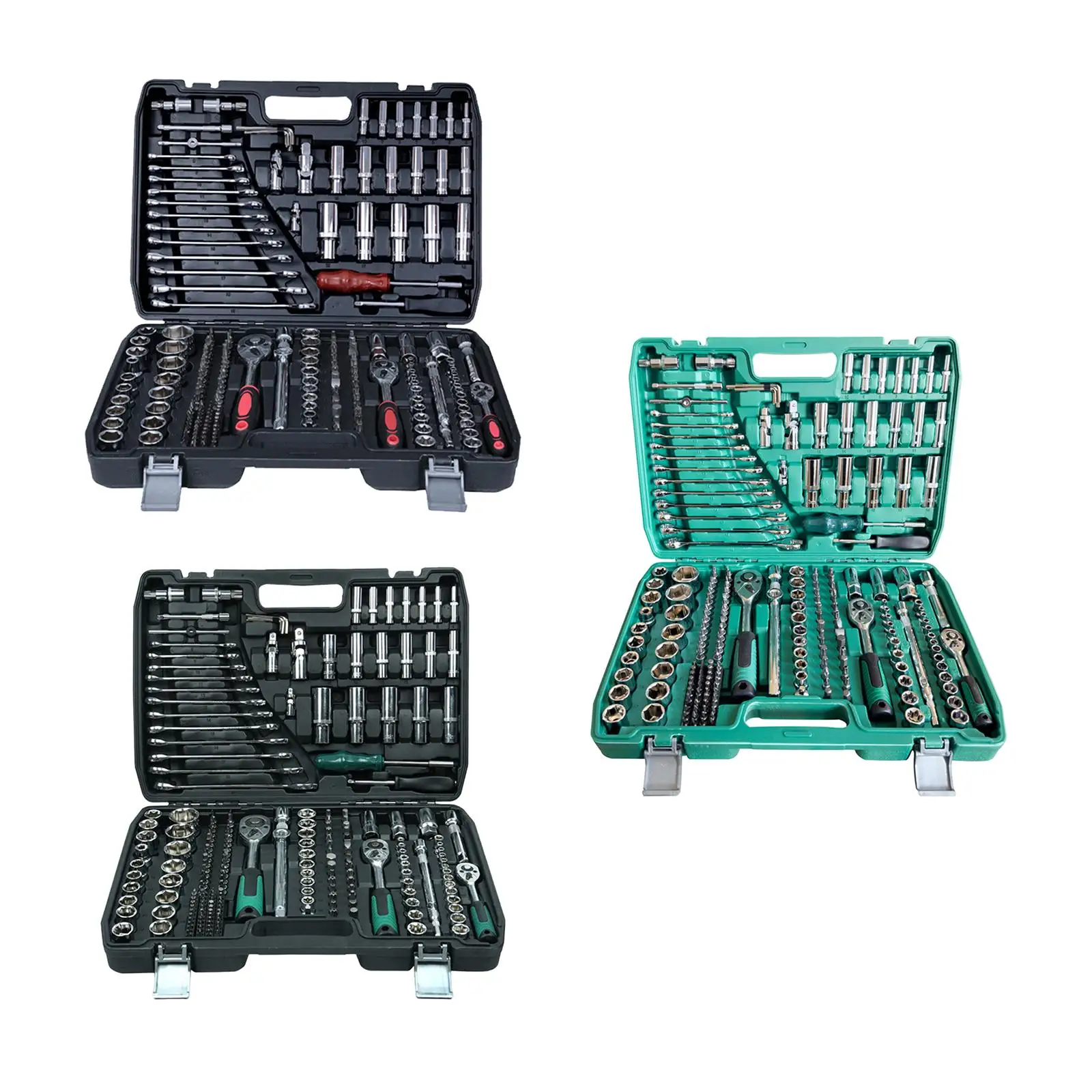 

216Pcs Sockets Ratchet Wrench Set Sockets Wrench High Performance Practical Parts Ratchet Set for Household Car Repair