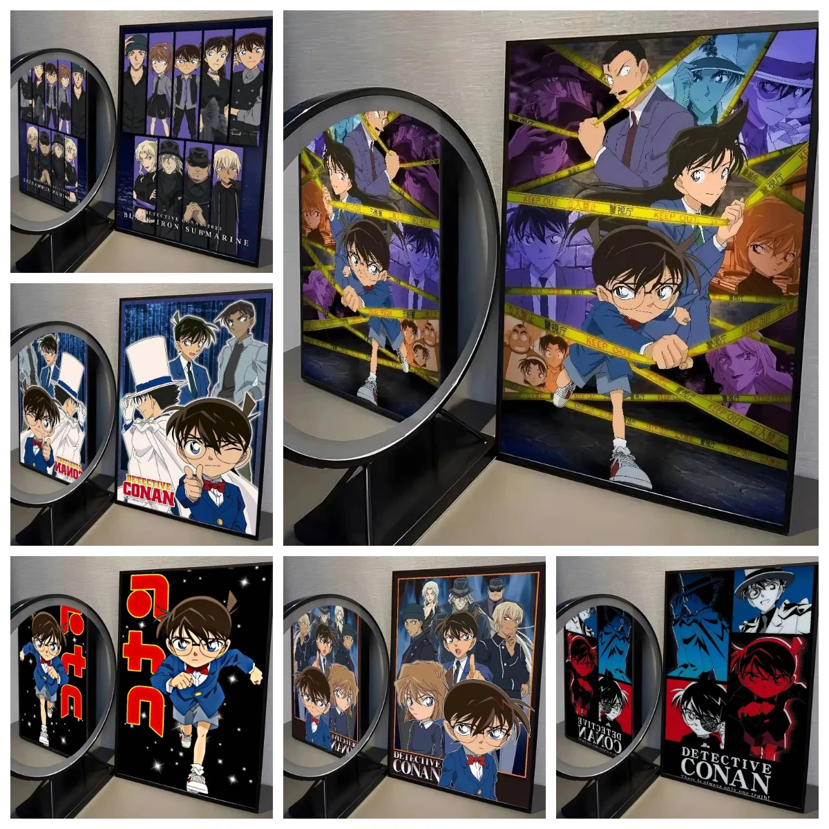 Detective C-Conan Anime 500/1000/1200/2000 Teile Puzzle Familienaktivitätsspiele für Schlafzimmer Heimdekoration Geschenk Rahmenlos