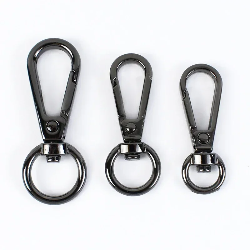 50 Stuks 8/10/13 Mm Metalen Gespen Voor Riem Tas Swivel Karabijn Sleutelhanger Haken singels Clip Gesp Hanger Diy Accessoires