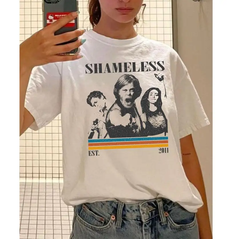 Shameless TV series T-shirt TV series shirt vintage men\'s gift cotton top