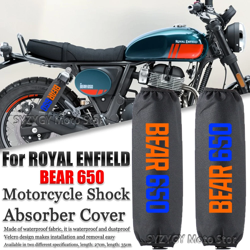 

For Royal Enfield Bear 650 Motorcycle rear shock-absorbing waterproof Motorcycle dustproof and anti-rust protective cover