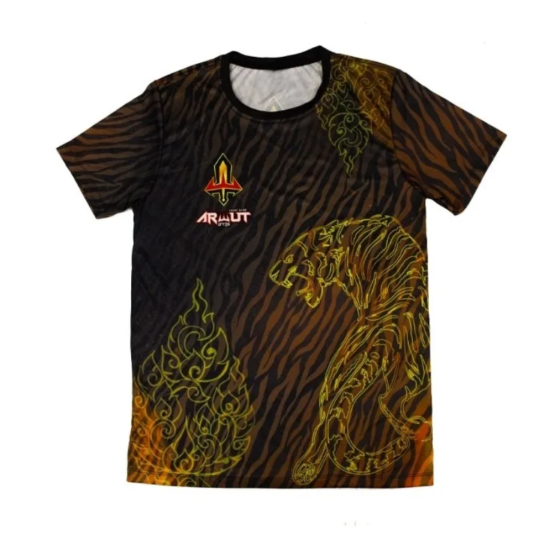 2026 Summer Muay Thai Fighting 3D Printed Men's T-Shirt Fashion Trend Sports Leisure Short-Sleeved Breathable MMA Training Tops