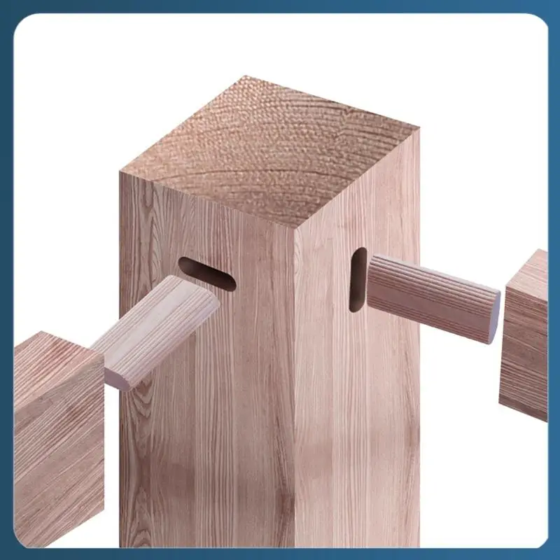 

AB02 50 Pieces Of 8Mm Domino Wooden Dowel Connectors, Beech Wood Plugs, Woodworking Furniture Splicing Connectors Durable