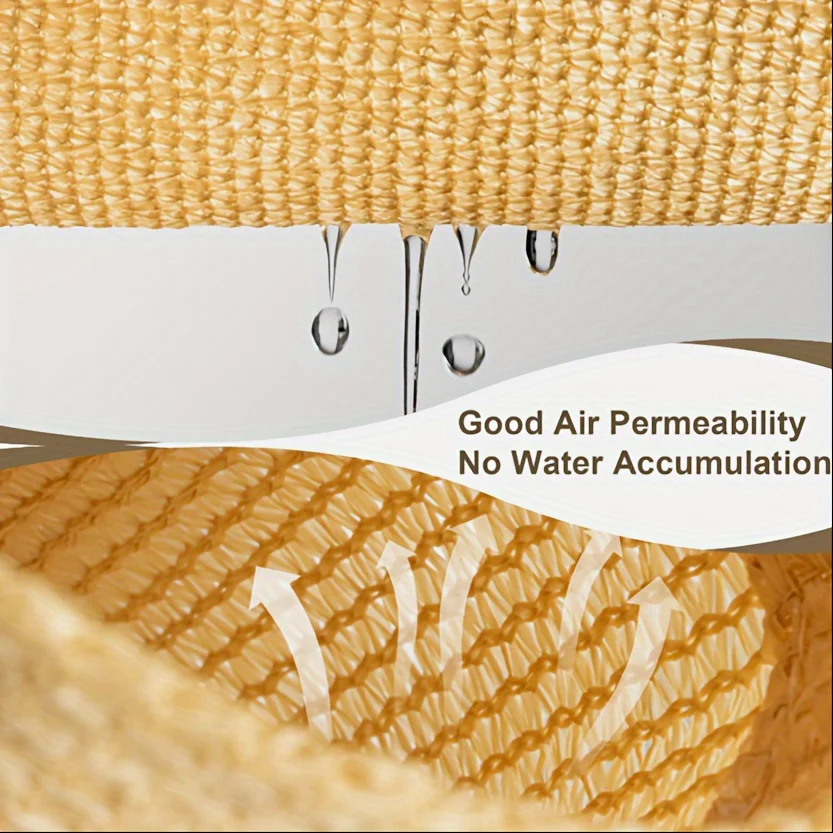 

Sunshade Net Suitable for Backyard Lawns and Outdoor Gatherings, with a 90% Shading Effect Made of High-Density Material, It Is.