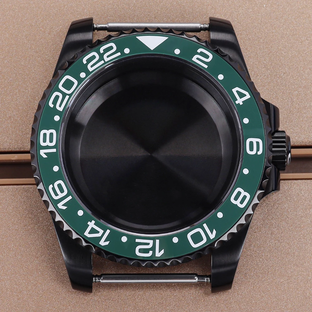 40 مللي متر 20ATM غواص ساعة حافظة الياقوت الزجاج ل SUB GMT NH35 NH36 NH34NH38 4R36 NH70 Miyota8215 ETA2824 ساعة يد تعمل بالحركة قطع الغيار