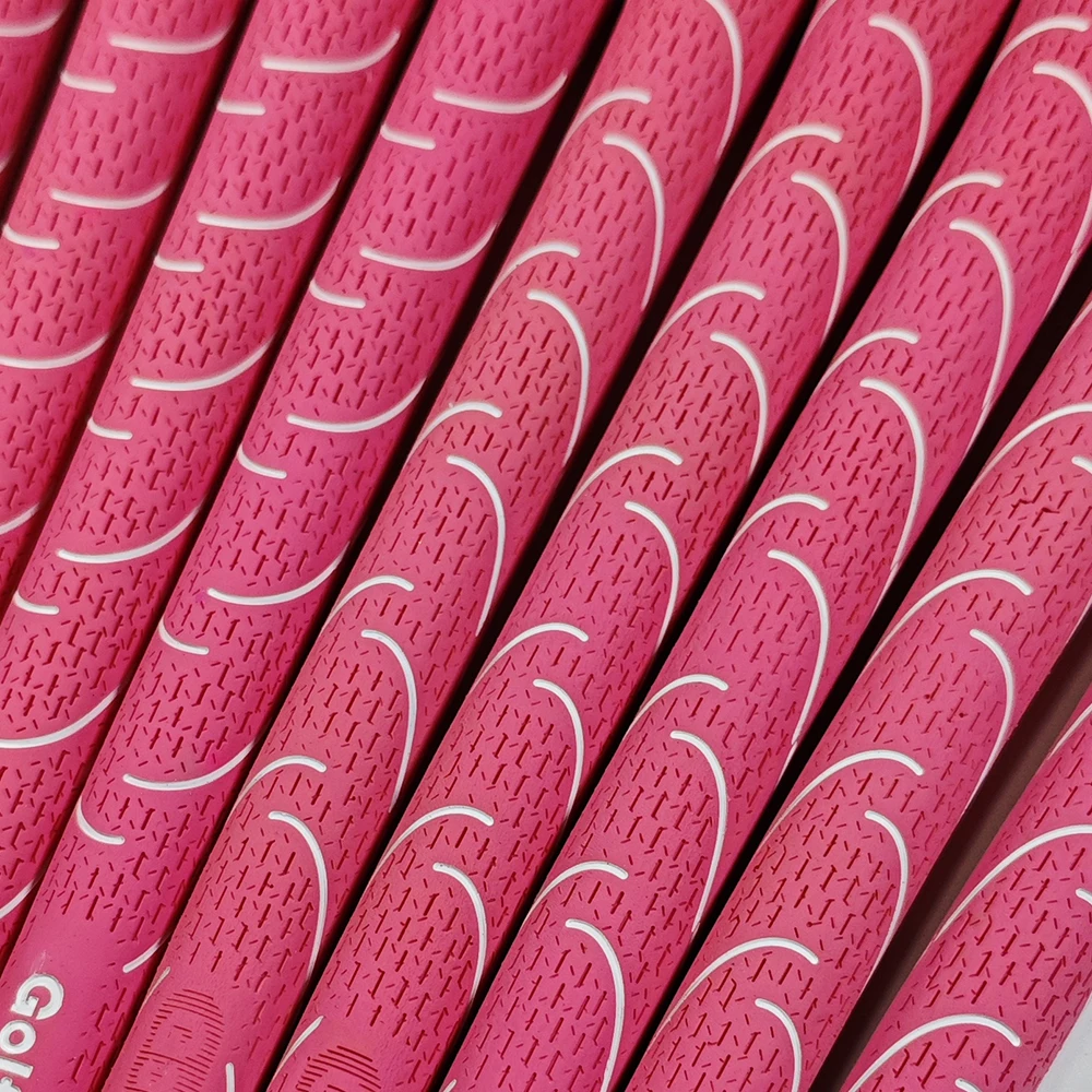 13pcs/lot Pink Golf Clubs Grips Rubber Golf Grips for Choose Women Grip Anti Slip Golf Club Grip Standard Free Shipping