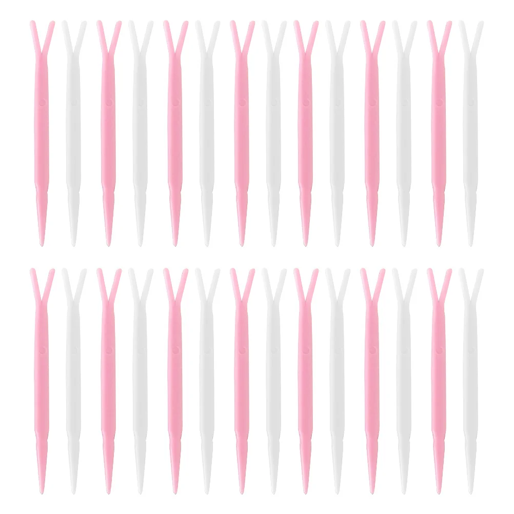 Autocollant Double paupière, fourchette, outil de maquillage pour lifting instantané des yeux, création d'aspect naturel, applicateur d'autocollants pour paupières, 100 pièces