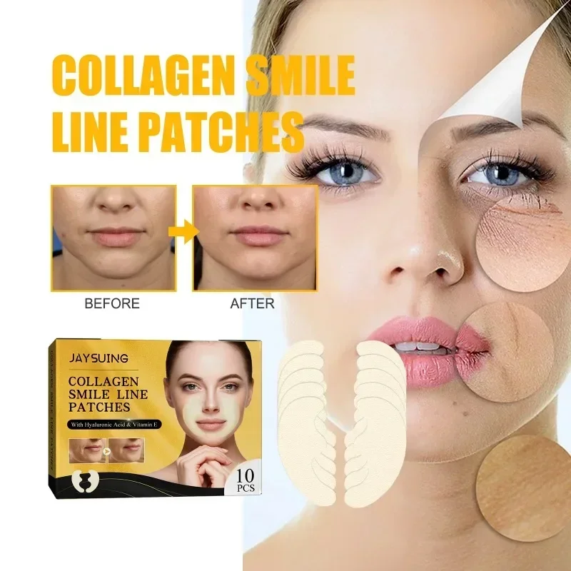 

Collagen Laugh Line Patch Facial fade Fine line Removal wrinkle repair Anti-aging hydrating Firming Lift Face Skin care stickers