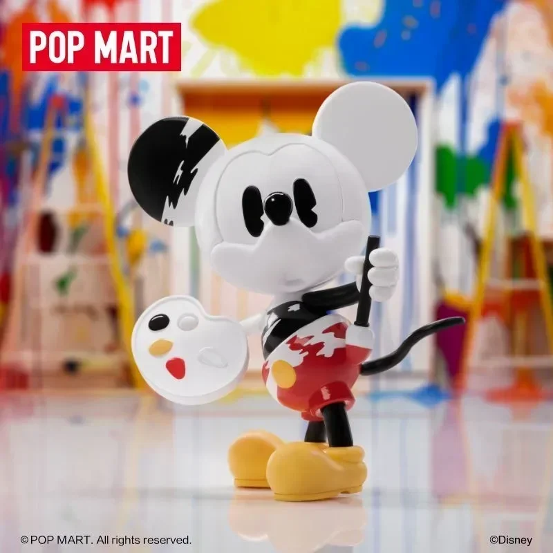 

POP MART Disney Anniversary Mickey Curiosity Boundless Series Подлинная загадочная коробка слепая коробка сумка для догадок игрушки кукла милый настольный компьютер
