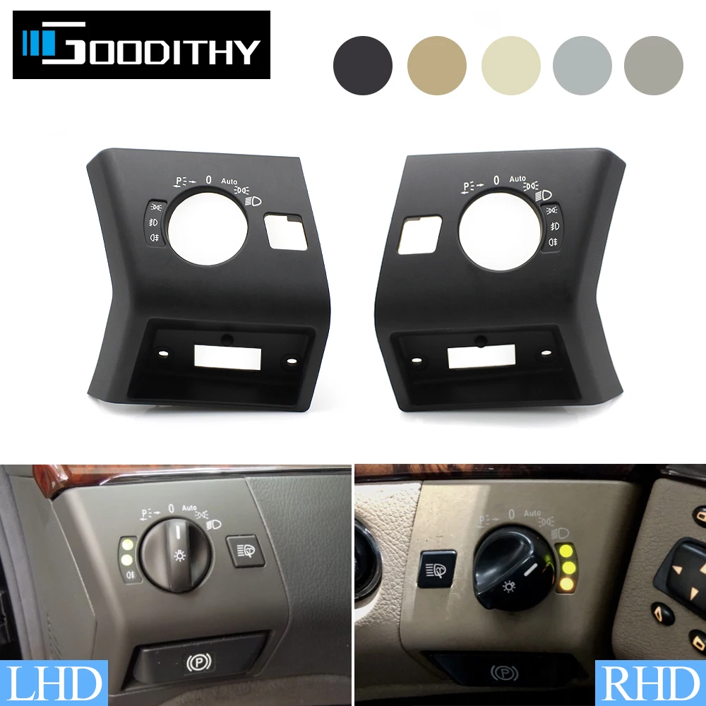 

Model B Car Front Dash Headlight Switch Control Cover Trim Panel For Benz S Class W220 1998-2005 2205450104 2205450304