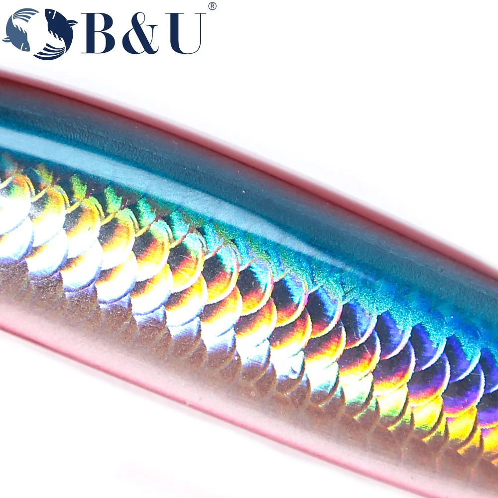 B&U 140mm 25.2g Long Casting System Sinking Minnow Top Fishing Lure Saltwater Hard Baits Seabass Tuna