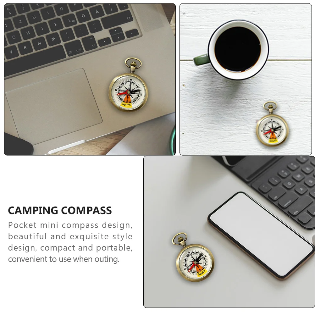 

1Pcs Mini Portable Compass Outdoor Camping Hiking Pocket Watch Navigation Tool Accurate Outdoor Compass Camping Tool