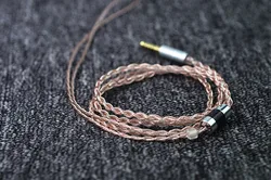 Frozen 7N single crystal copper silver hybrid N5005 IE300 0.78 qdc mmcx headphone upgrade cable 4.4 plug