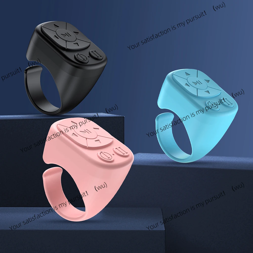 Bluetooth remote control scroll finger photo video like video novel page shutter ring multi-function lazy artifact