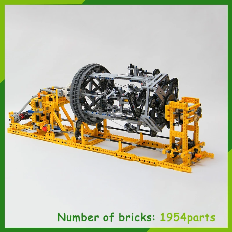 1954Pcs GBC Building Blocks Electric Braiding Machine Model DIY Bricks Technology Creative Assembly Toys For Kid MOC-2142