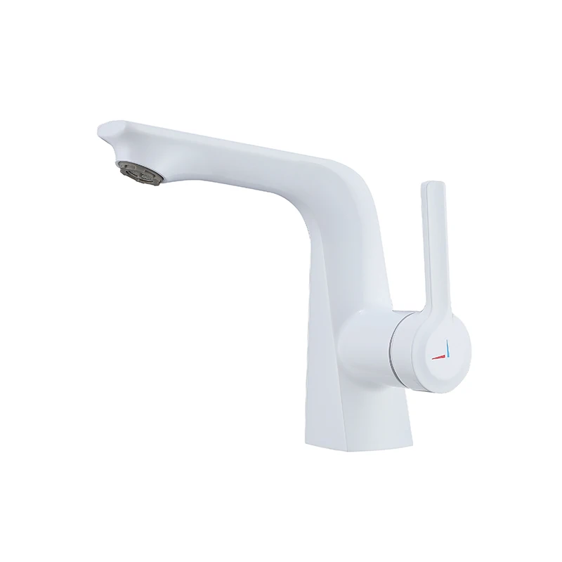 

Single Hole Sink Faucet Bathroom Single Handle Washbasin Faucet Deck Mount of Hot and Cold Mixed Faucet