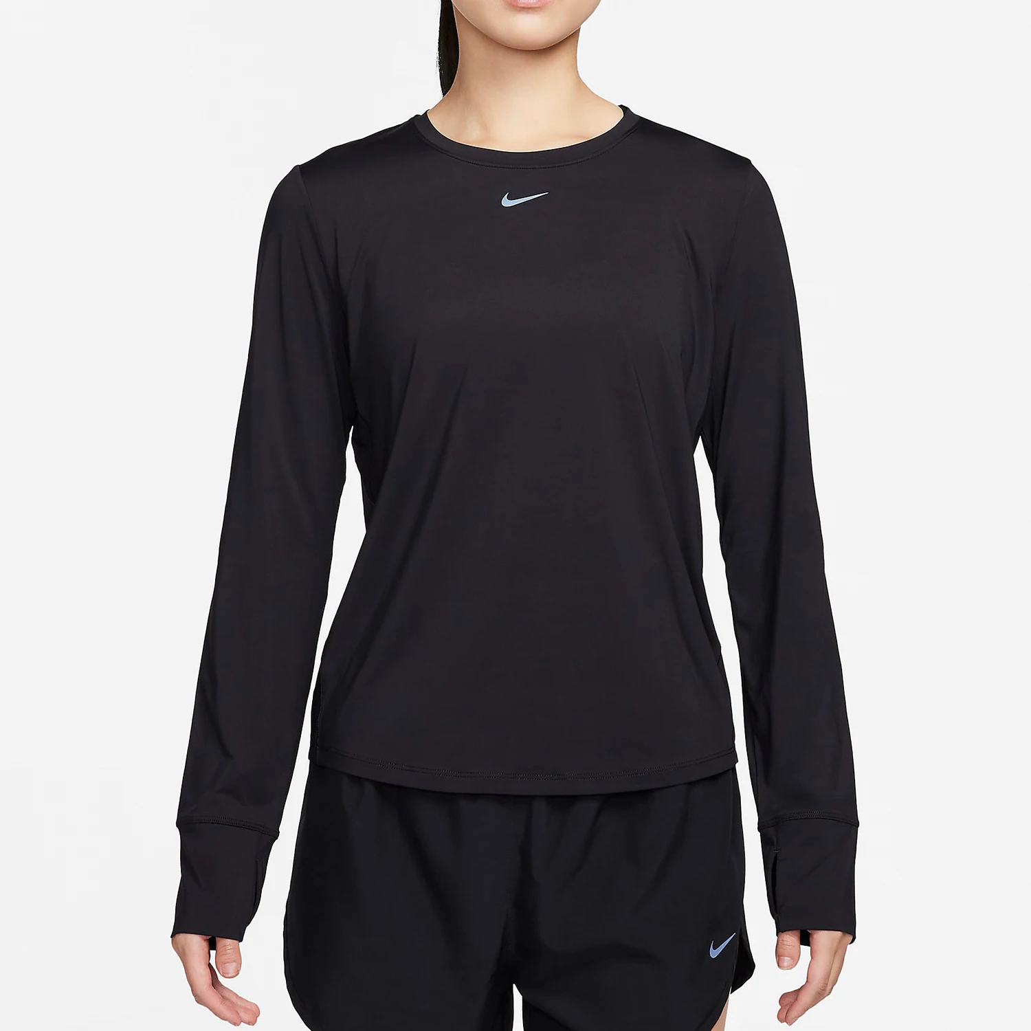 

Официальная новая женская дышащая футболка с длинными рукавами Nike для тренировок и фитнеса FN2802-010