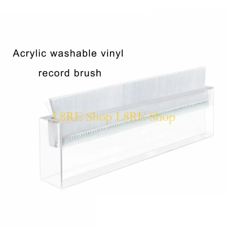 L8RE Precisions Vinyles Cleaning Brush Equipment Cleaner Washable Acrylic Brush for Improved Sound and Longevity