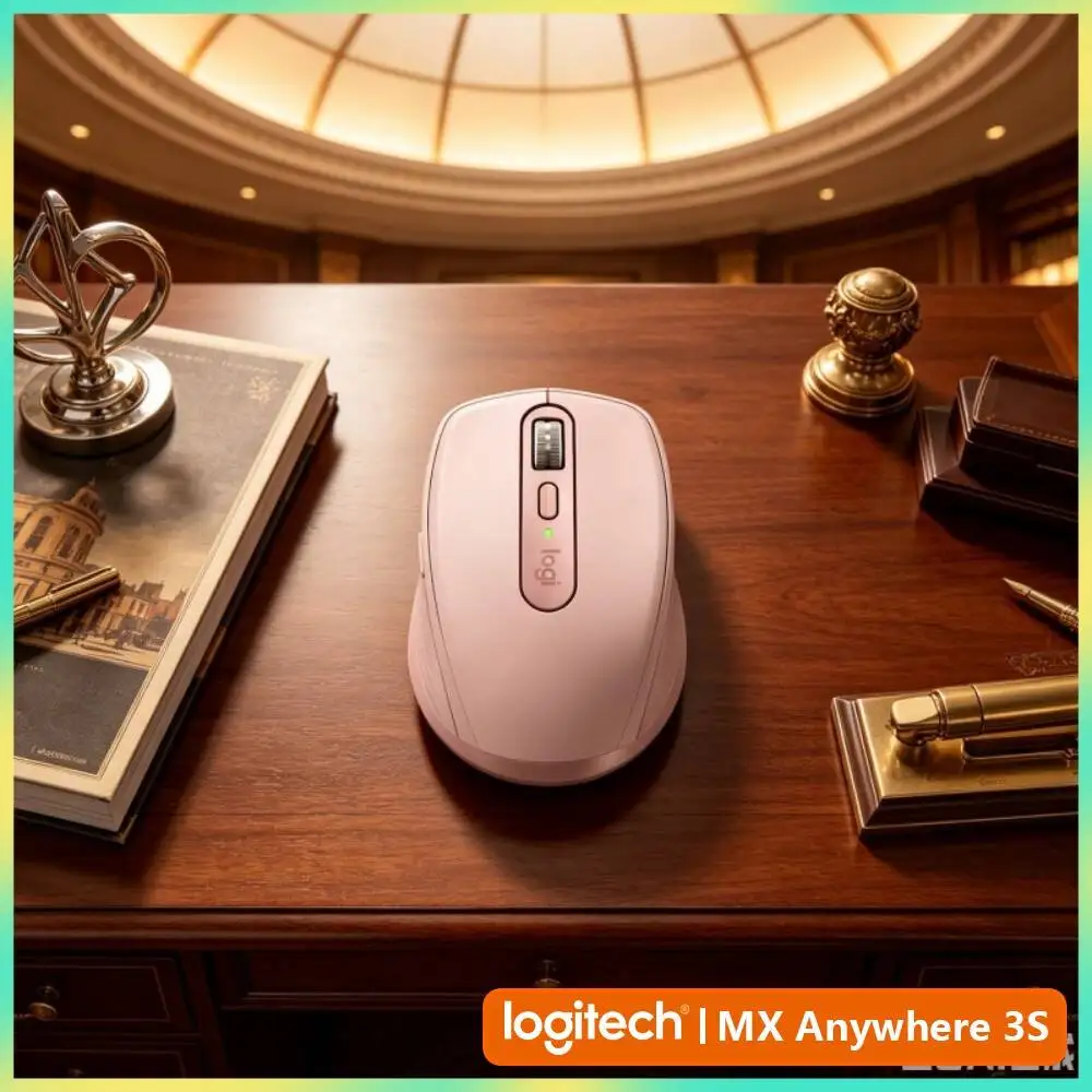 High-Performance MX Anywhere 3S - 8K DPI, Hyper-Scroll, Compact, Perfect for Perfume Fair & Cashier Counter