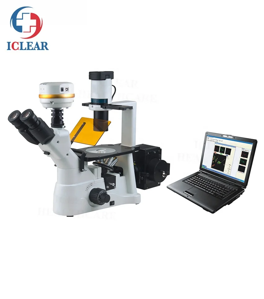 Laboratory Inverted Fluorescence Microscope